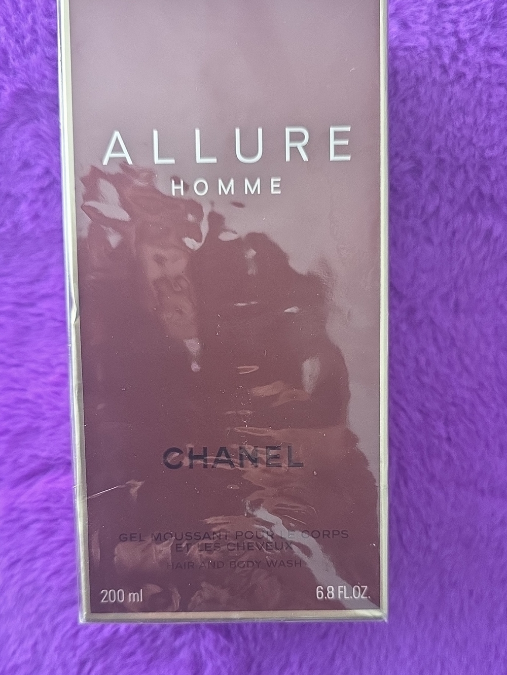 CHANEL Allure Homme Burgundy Hair & Body Wash